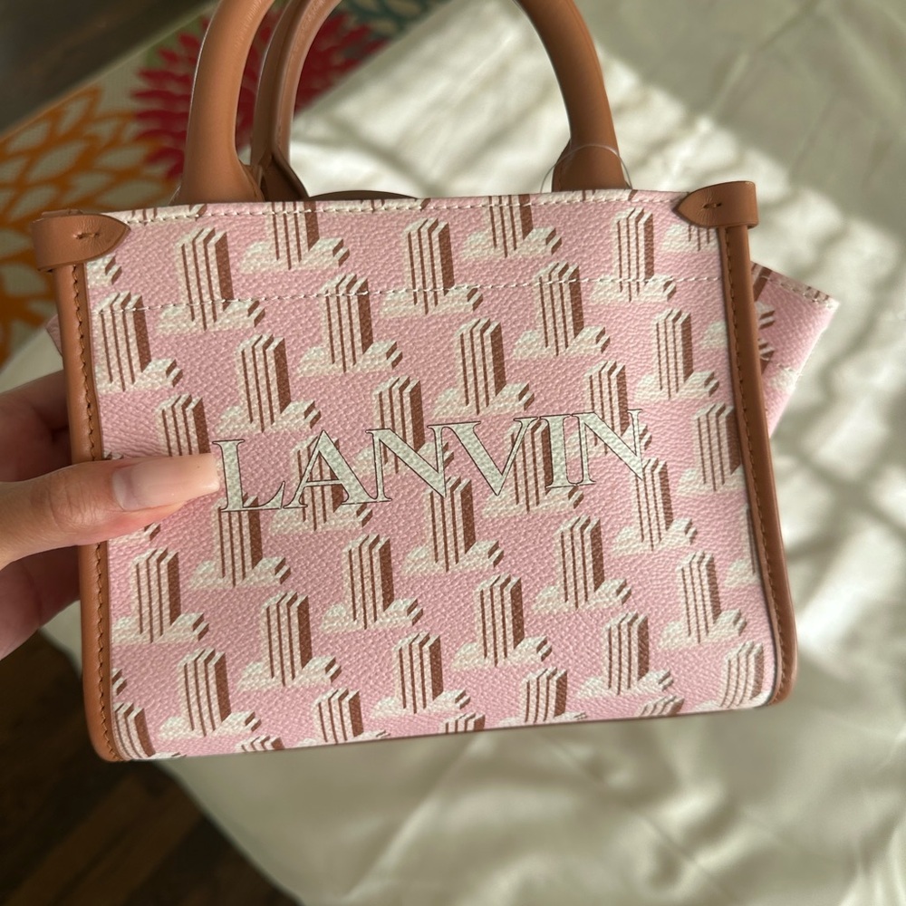 Lanvin mini tote season 2022, worn twice